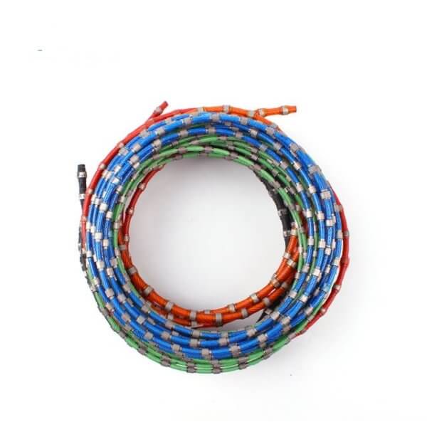 Plastic Coating Wire Saw For Stone Squaring