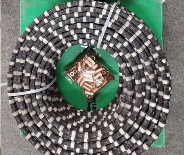 Rubber Coating Wire Saw For Granite Cutting-1