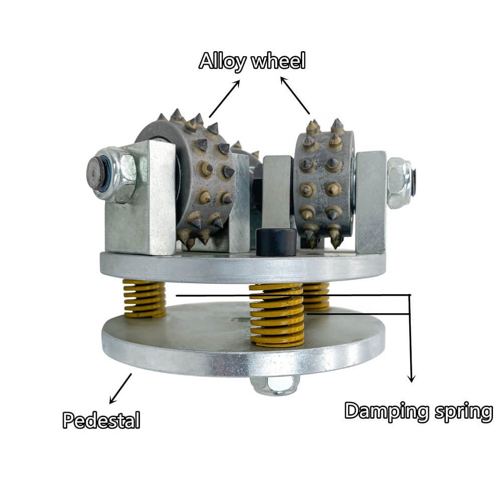 Size of Granite Bush Hammer Roller Head